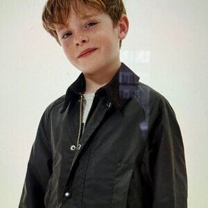 Children's Olive Size 10 Barbour Bedal Jacket